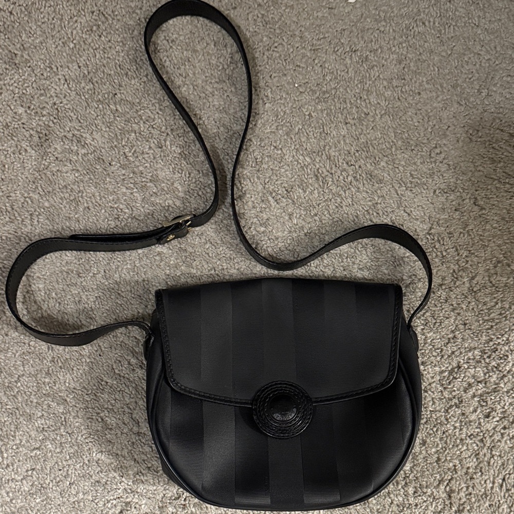 Vintage fendi Black Shoulder Bag